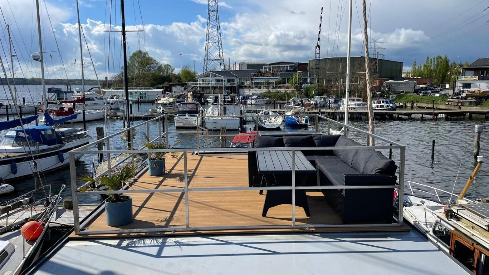 Premium Hausboot Blaue Lagune Lübeck Exteriér fotografie